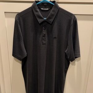 Travis Mathew Charcoal Polo Shirt